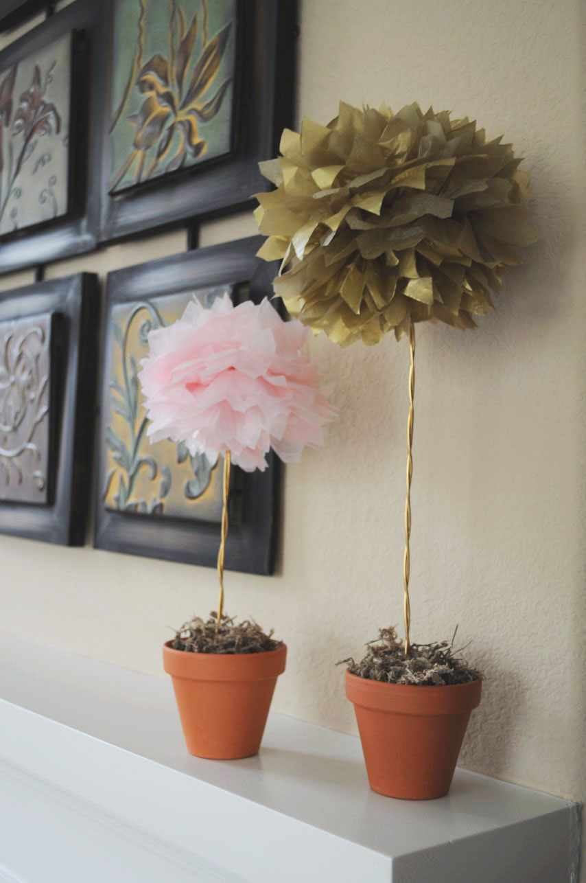 The Everlasting Tissue Paper Topiary