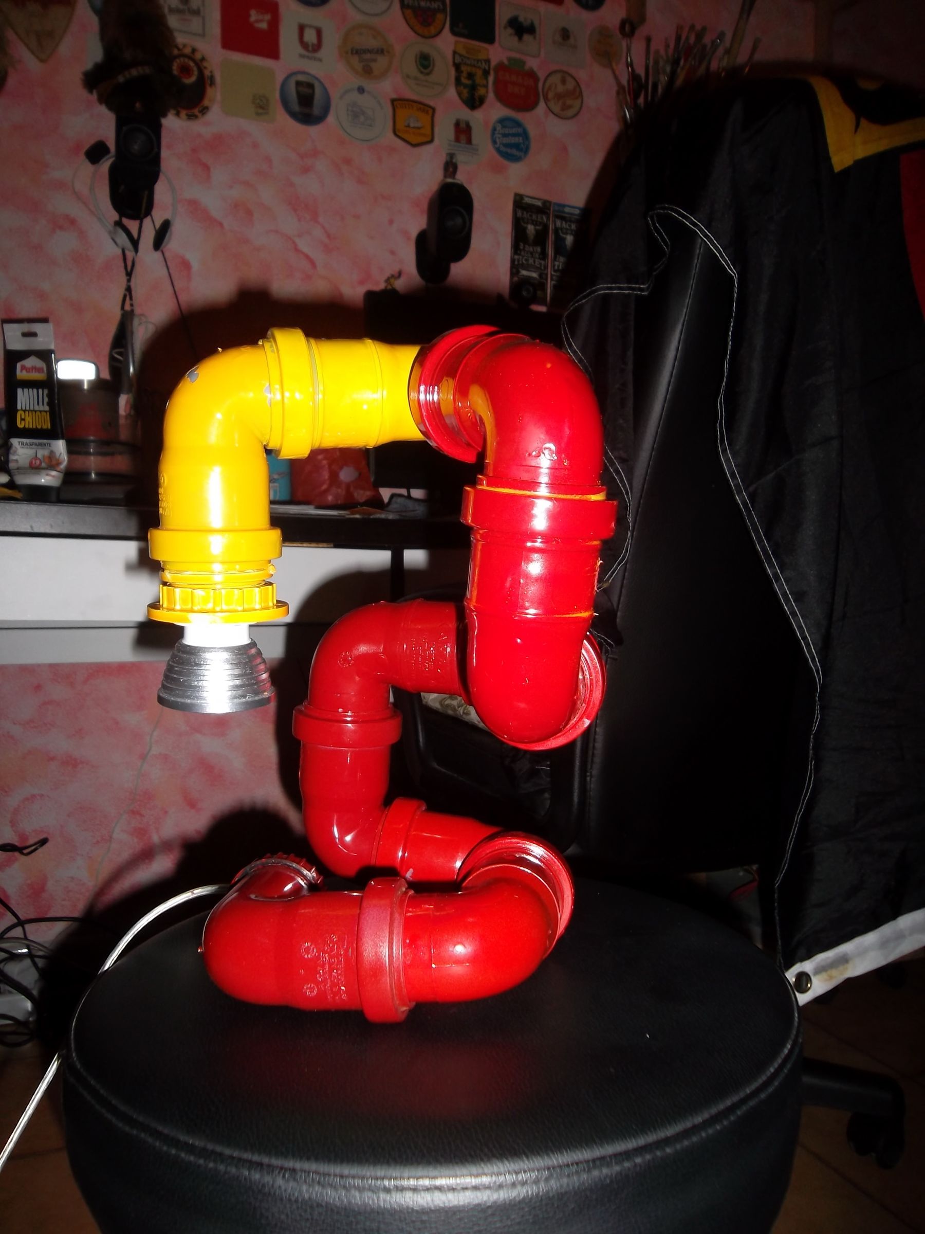 PVC Snake Lamp