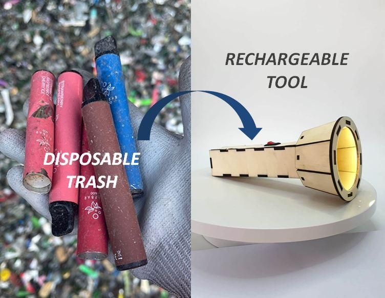 Turning Disposable Vape Battery Into Rechargeable Flashlight : 9 Steps - Instructables Turning Disposable Vape Battery Into Rechargeable Flashlight : 9 Steps - Instructables