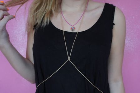 How to Make Body Jewelry- Simple Way to DIY Miley Body Chain