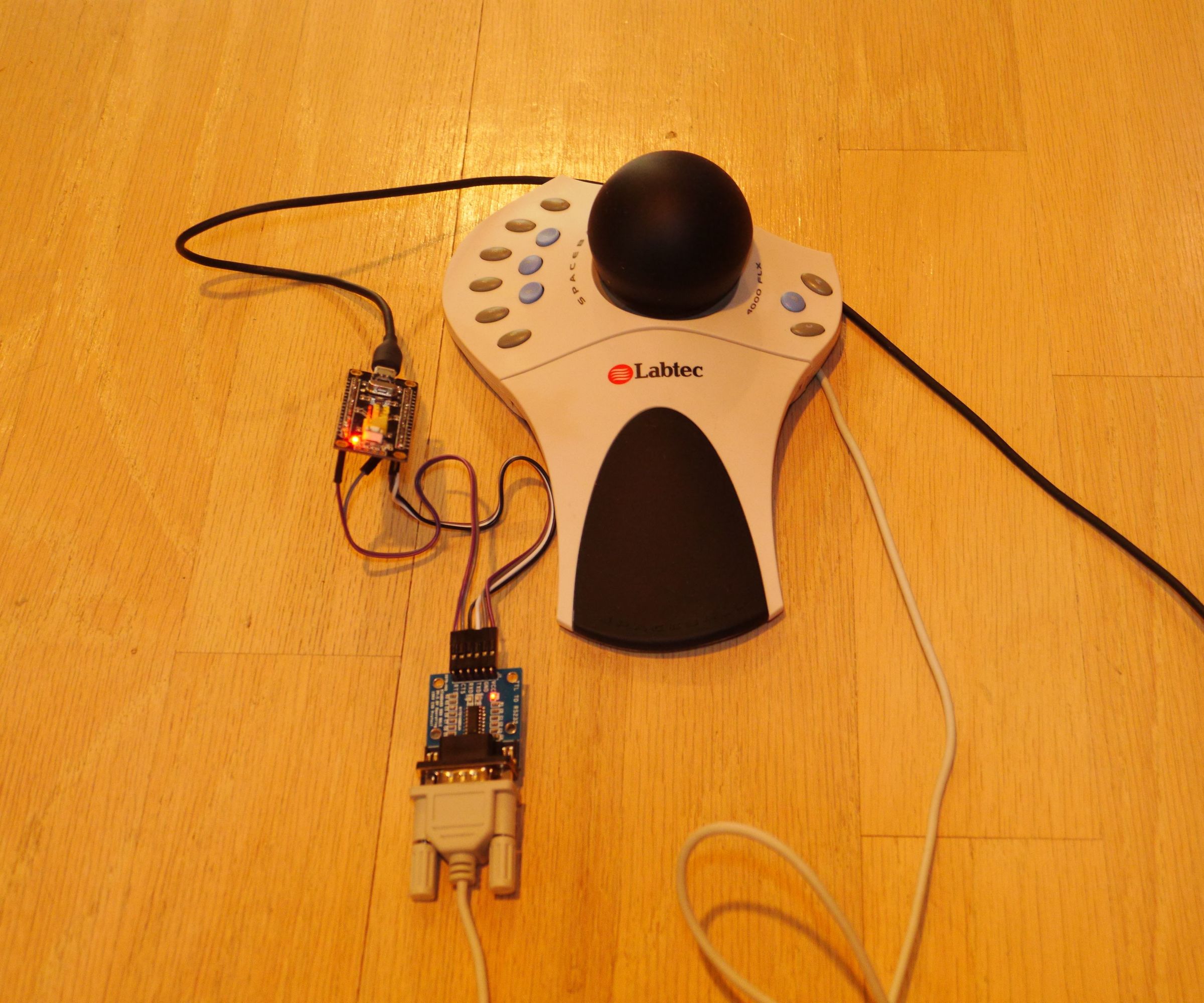 スペースボール 4000 FLX(SPACETEC CORP) 3Dコントローラ 3Dconnexion Mouse Space Ball 4000FLX Serial SpaceBall 3D