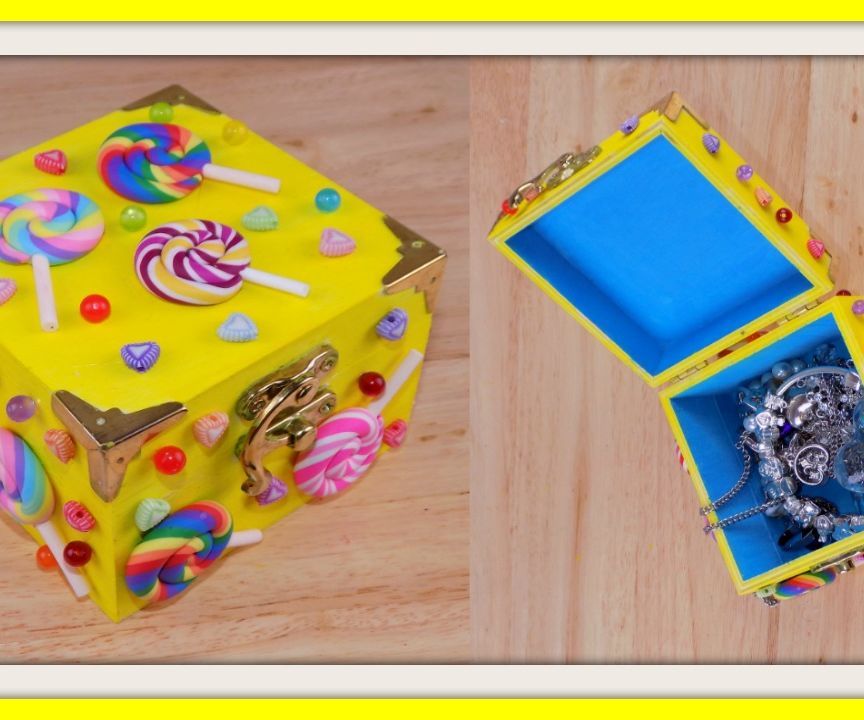 DIY Candy Themed Jewelry Box