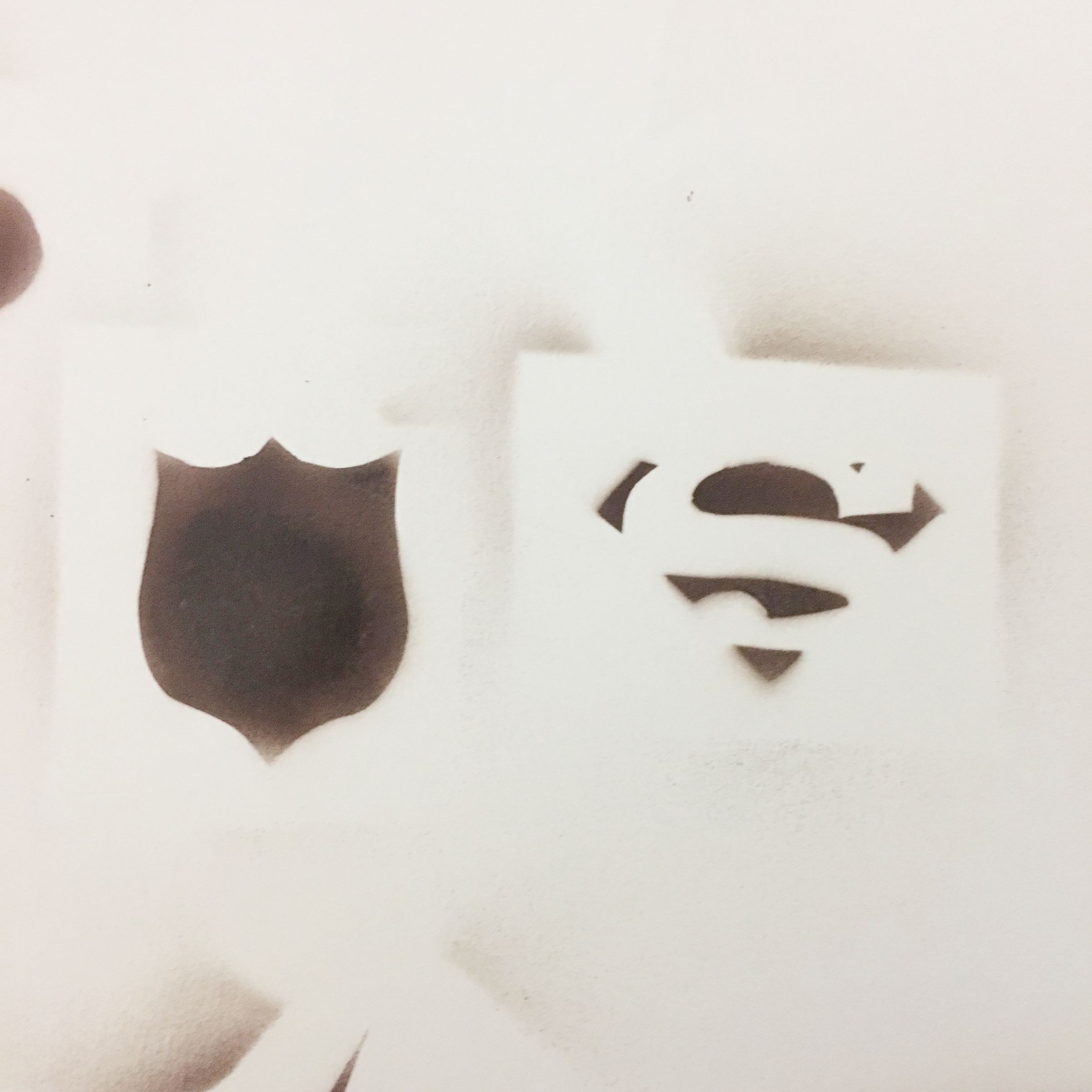 Superman Airbrush Stencil