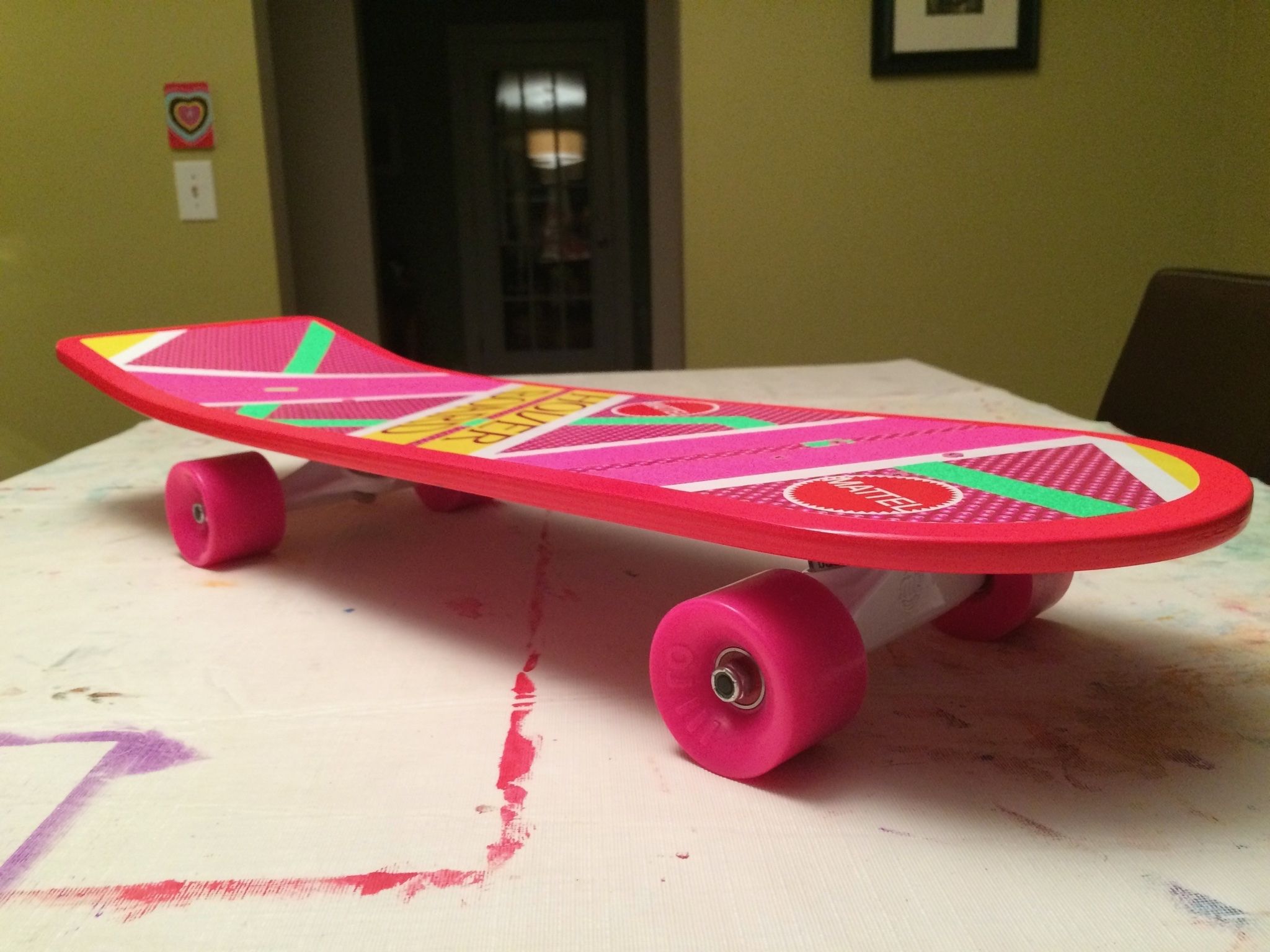Back to the Future Hoverboard Skateboard 18 Steps (with Pictures