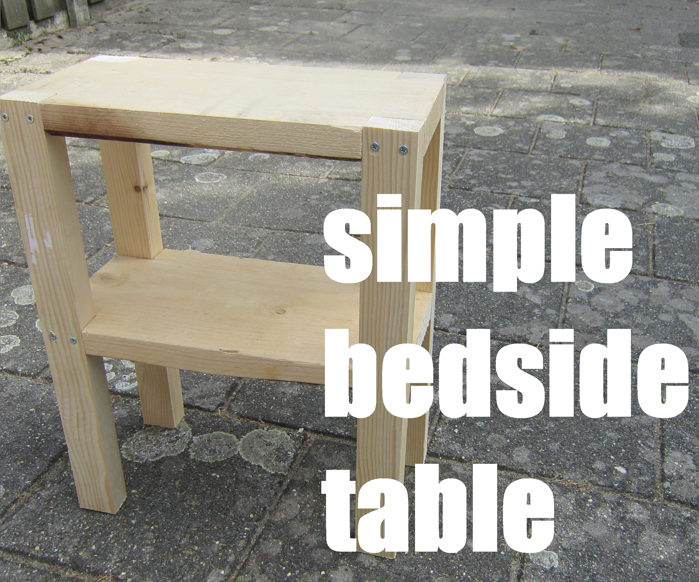 The Simplest Bedside Table 