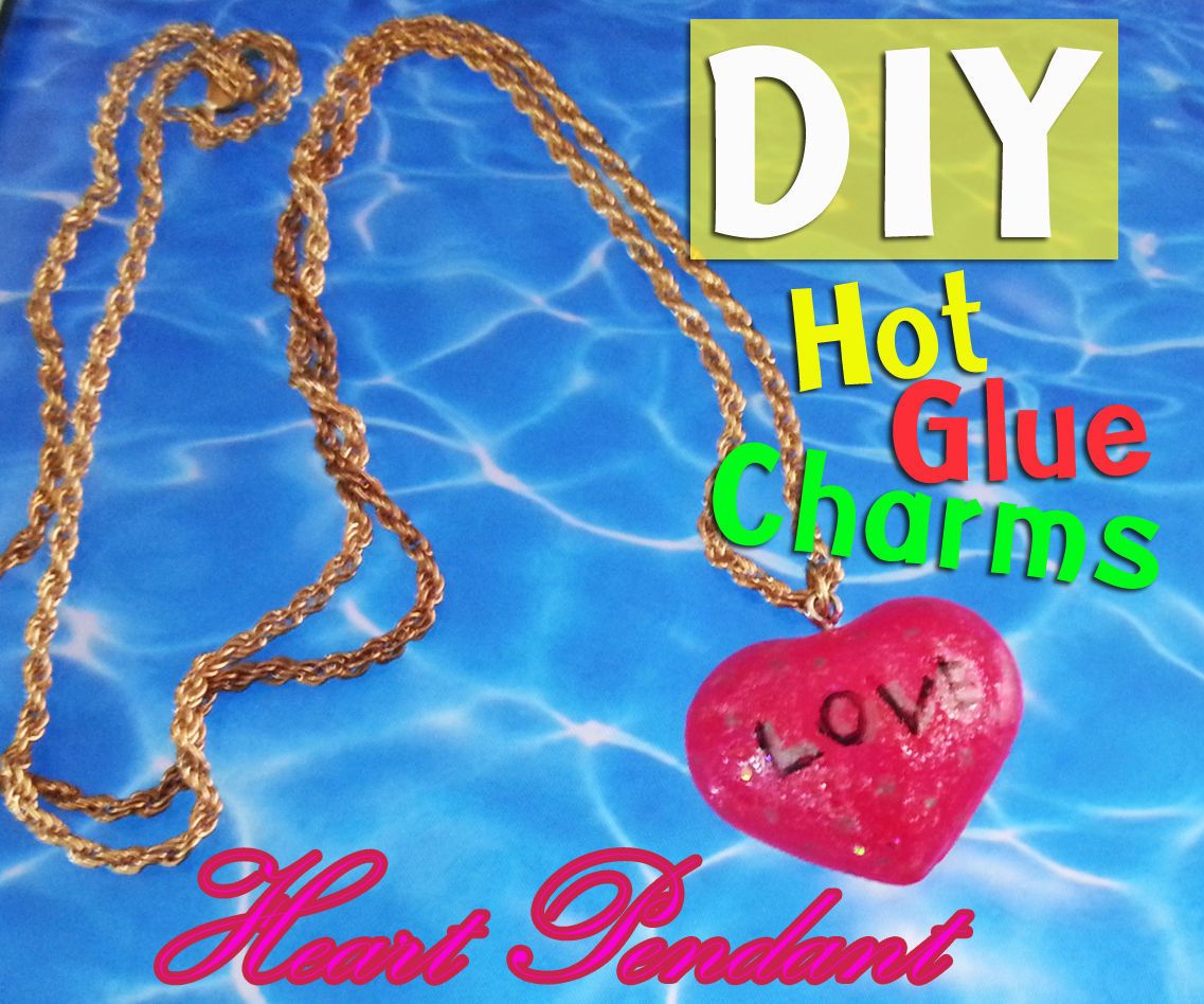 DIY Hot Glue Charms Necklace