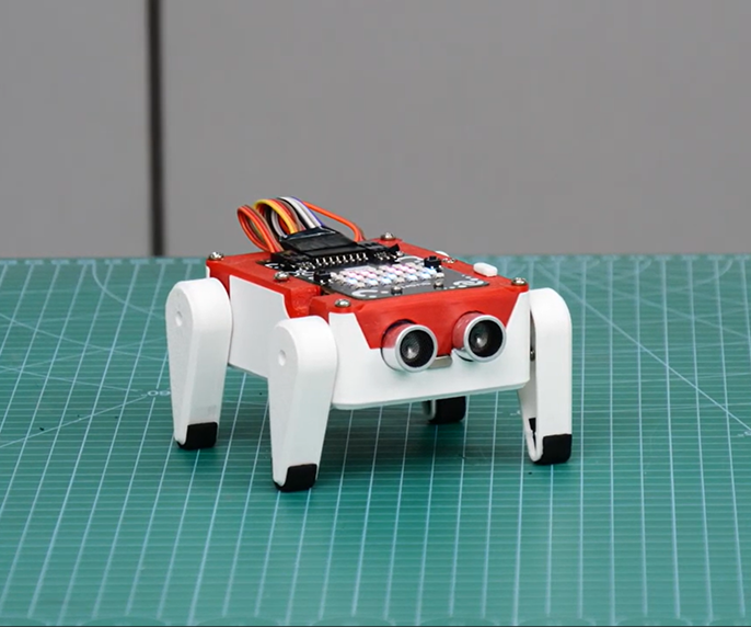 Quarky Mini Robo Dog, Step-by-Step Assembly Guide