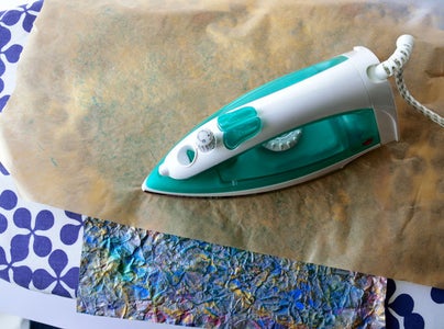 Iron Your Brown Paper Fabric