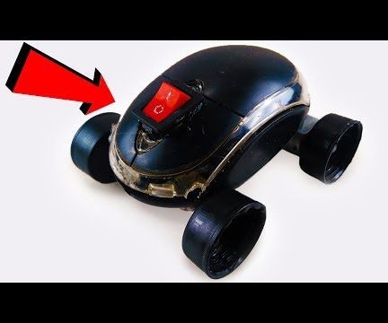How to Make MINI Electric Mouse CAR Easy Science Project for KIDS DIY at Home