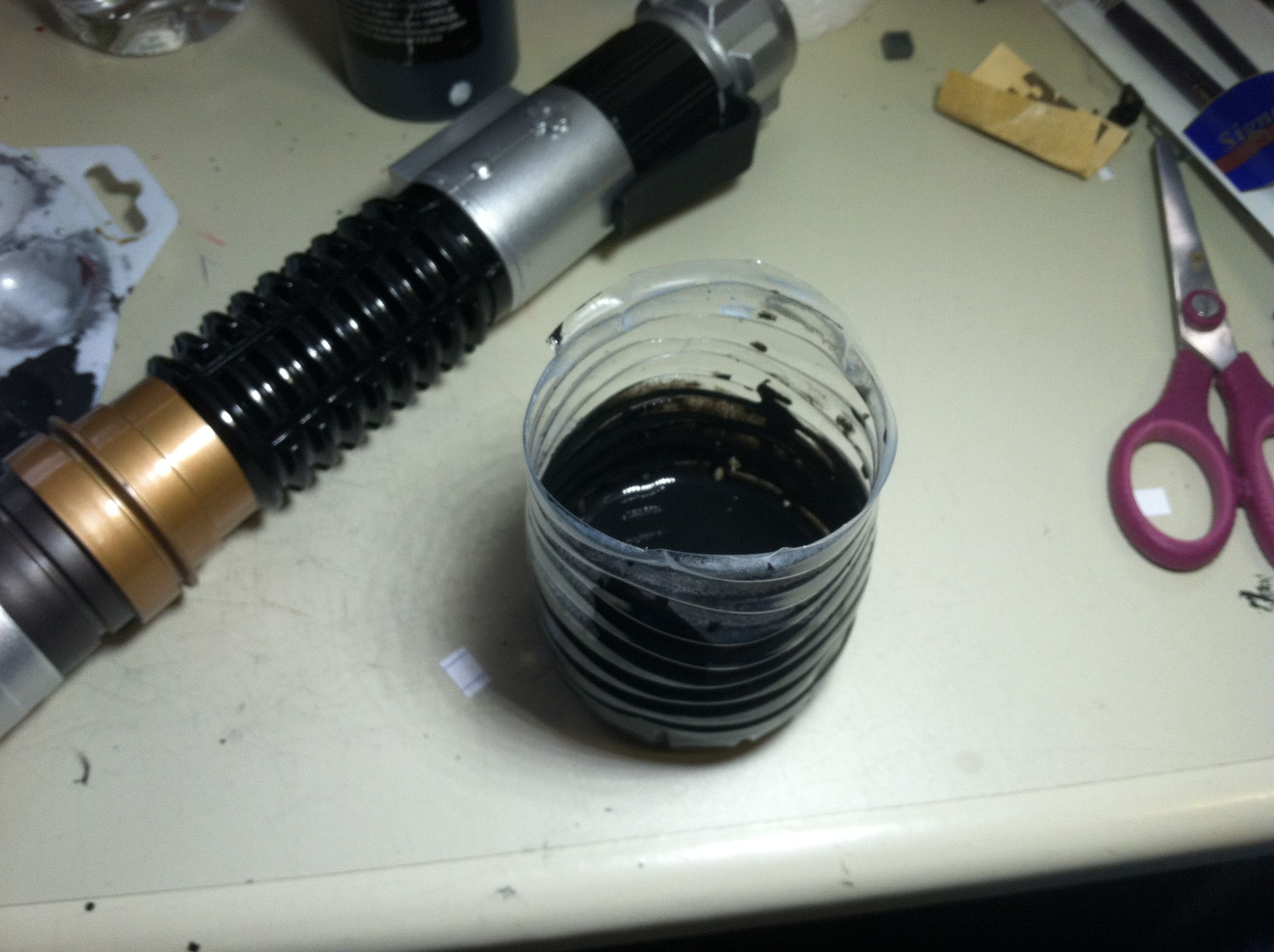 Weathering a Hasbro Lightsaber 5 Steps Instructables