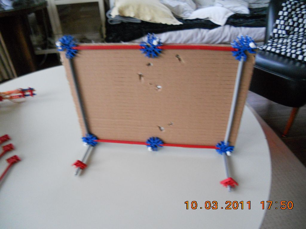 Knex Cardboard Target