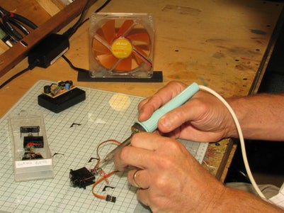 Electronics Tip : Make a Simple Soldering Fume Disperser.