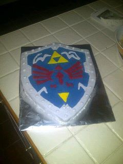 My Zelda Hylian Shield Cake!
