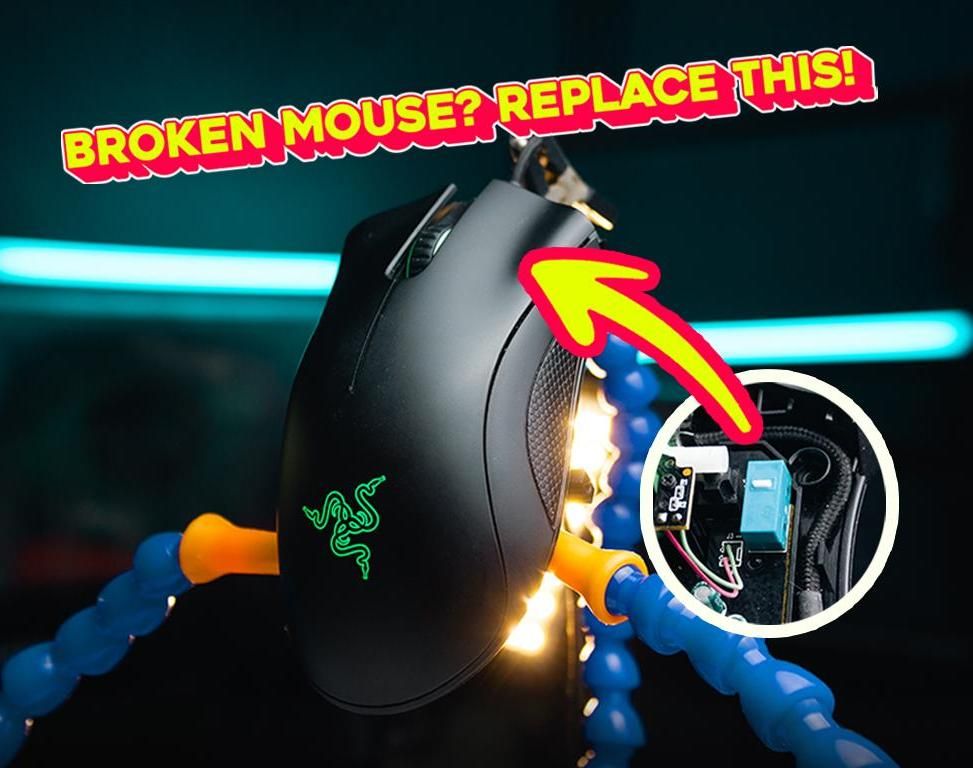 How to Fix a Broken Gaming Mouse Clicker!