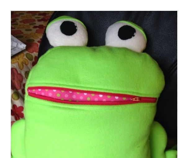 Pajama Frog: PJs Holder and Cuddly Pillow