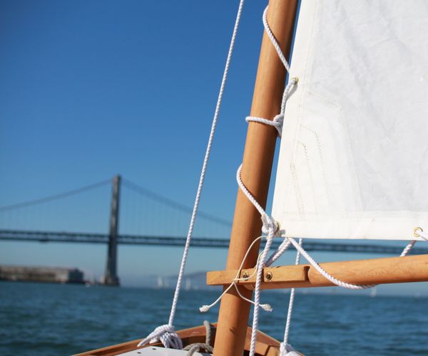 15' Wooden Mast for a Sailboat