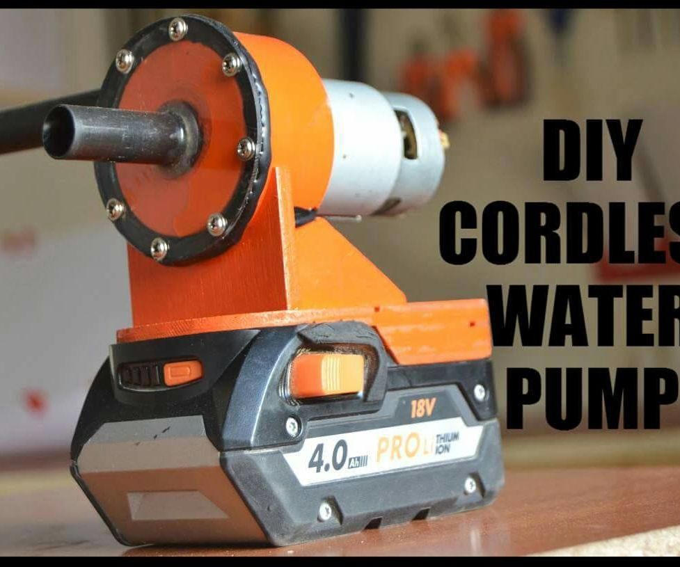 DIY Cordless Water Pump
