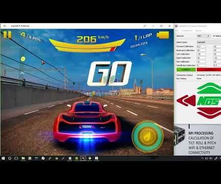 SmartPhone Game Simulator- Play Windows Games Using Gesture Control IMU, Accelerometer, Gyroscope, Magnetometer