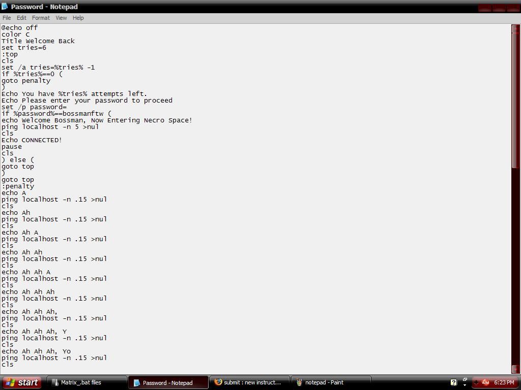 Password Batch : 4 Steps - Instructables