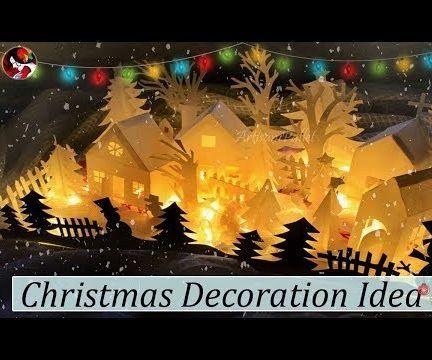 How to Make Christmas Village With Paper