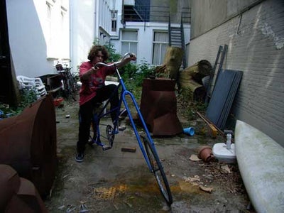 Lowrider Chopper Bike, Made of Old Bikes