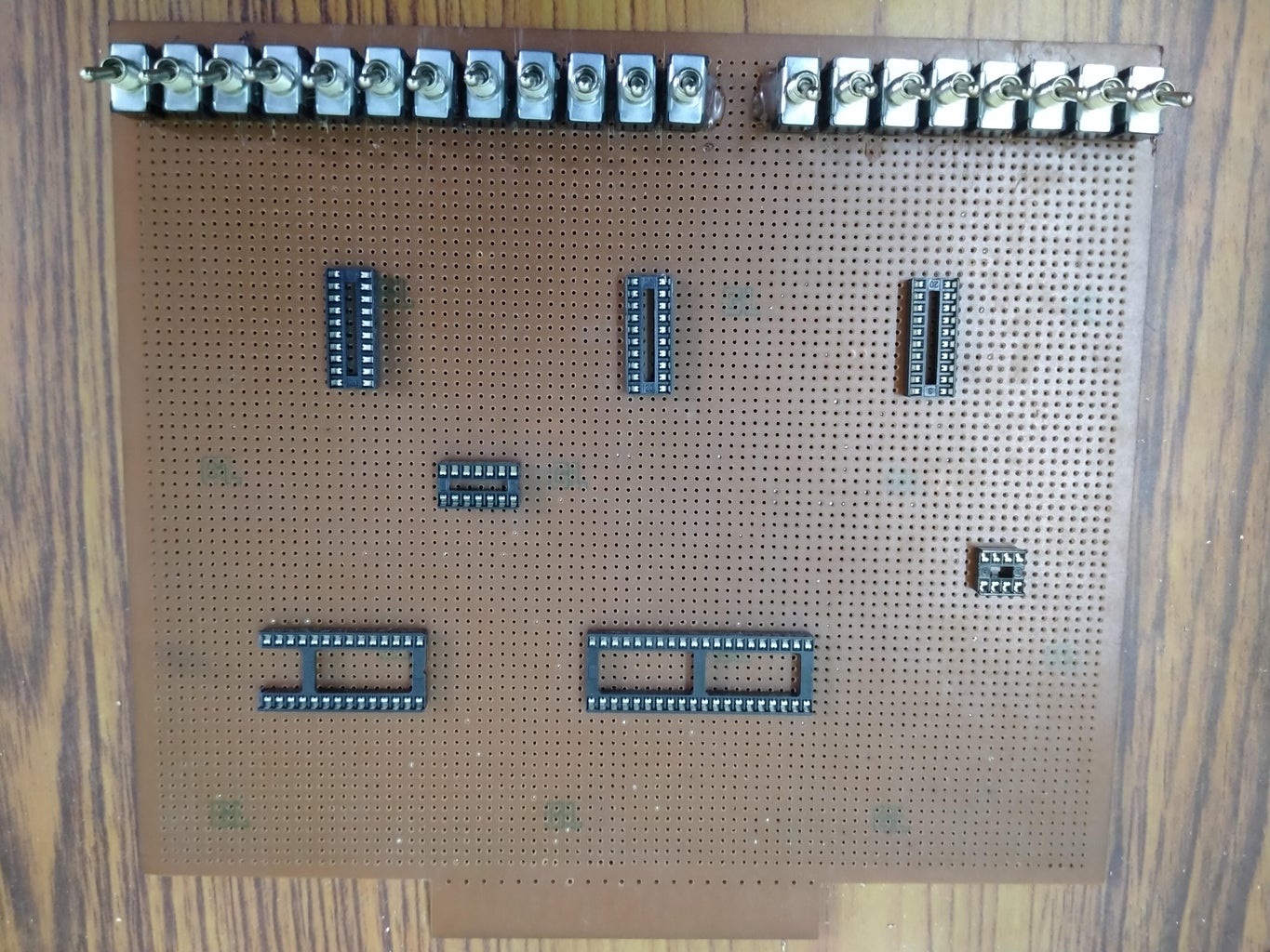 Buttons and IC-base Placement