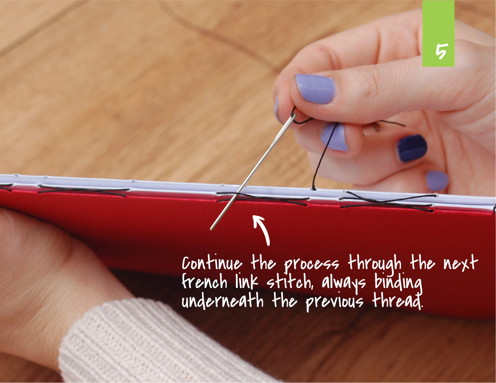 French Link Stitch Bookbinding 8 Steps (with Pictures) Instructables