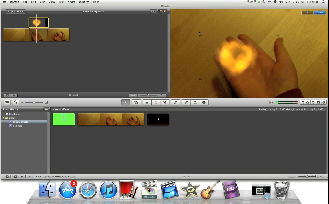 IMovie 11 Special Effects - Explosion