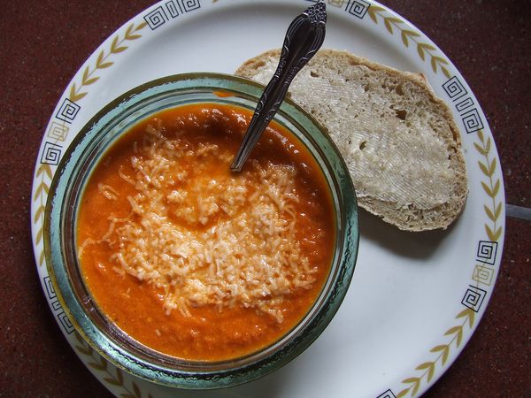 Tomato Pecorino Soup