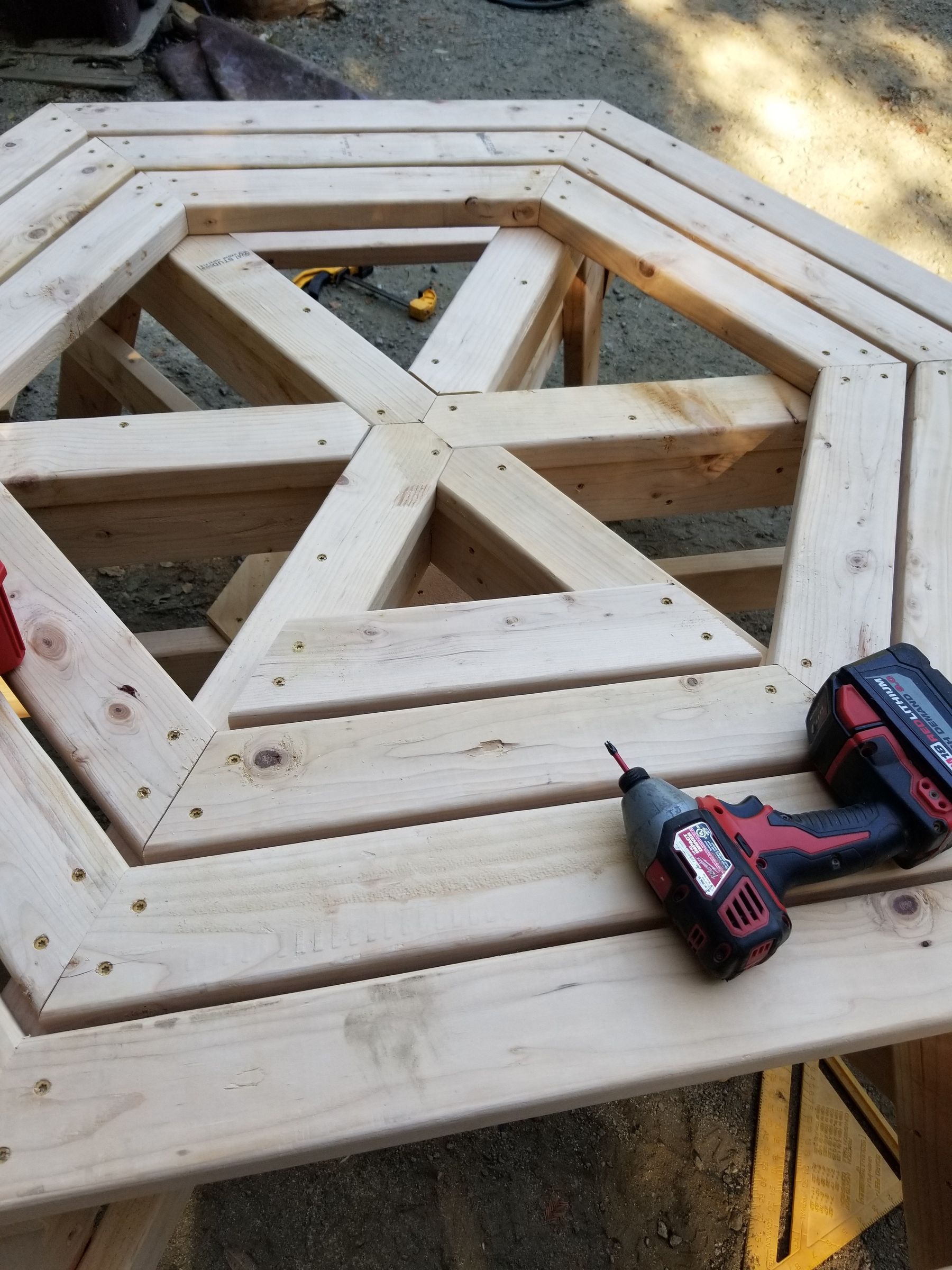 How to Build a Hexagonal Picnic Table 18 Steps (with Pictures