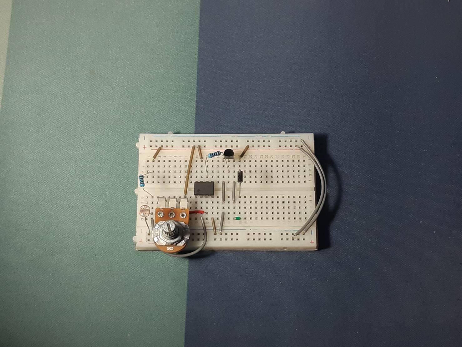 Automated Lamp Using Op Amp 741 and LDR 20 Steps Instructables