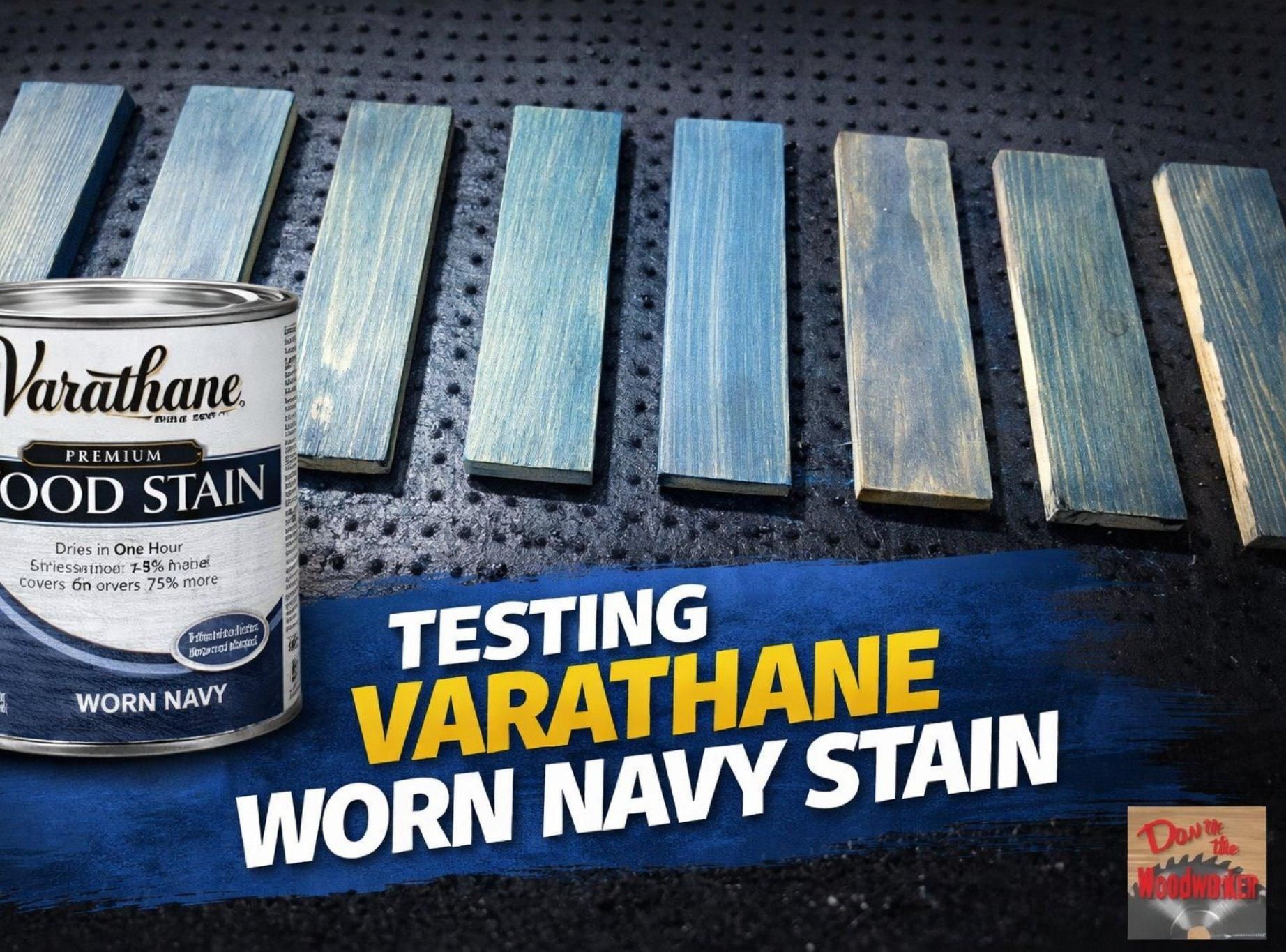 Testing Worn Navy Stain