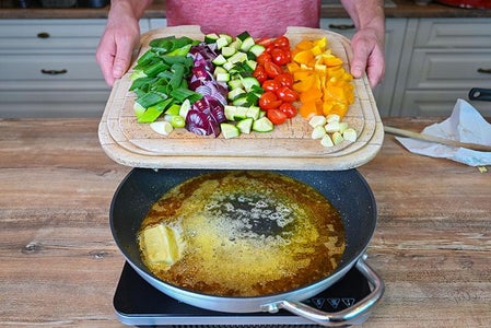 Now the Vegetable Base