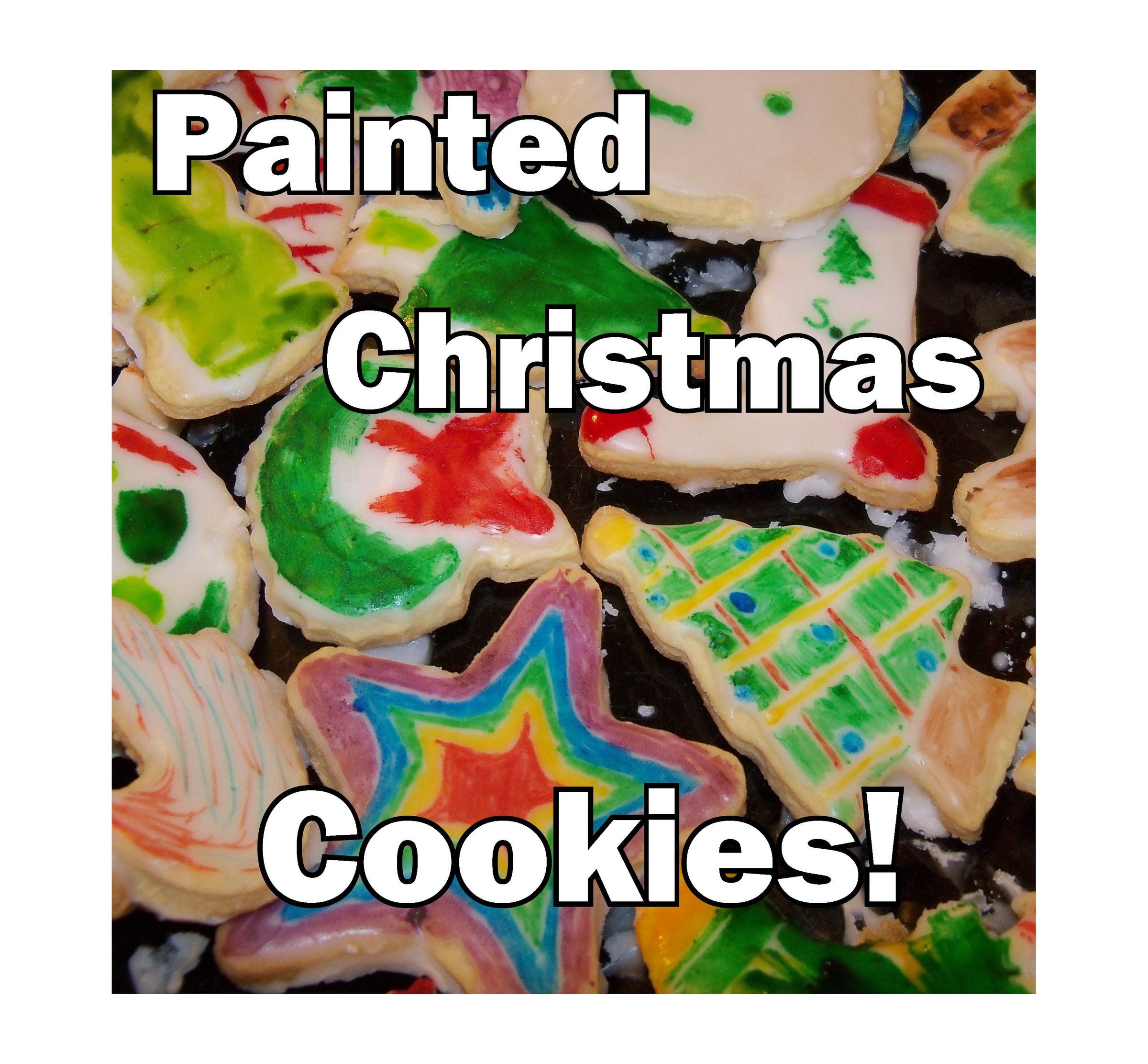 Painted Holiday/Christmas Sugar Cookies
