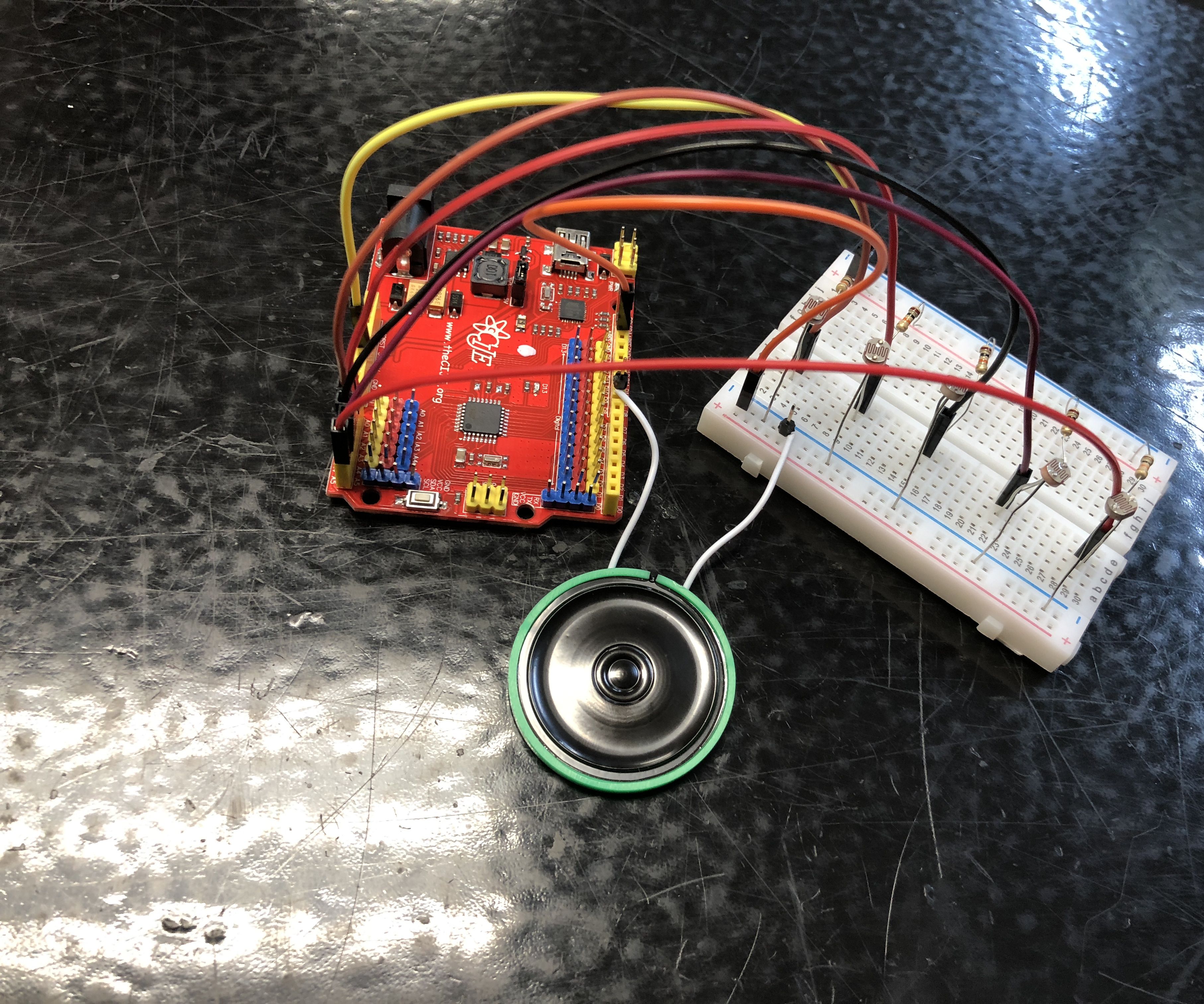 Electronic Light Sensor Piano