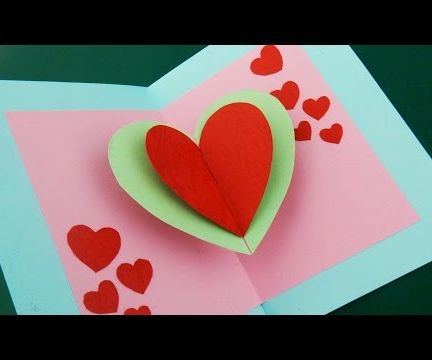 Pop Up Card (floating Heart)