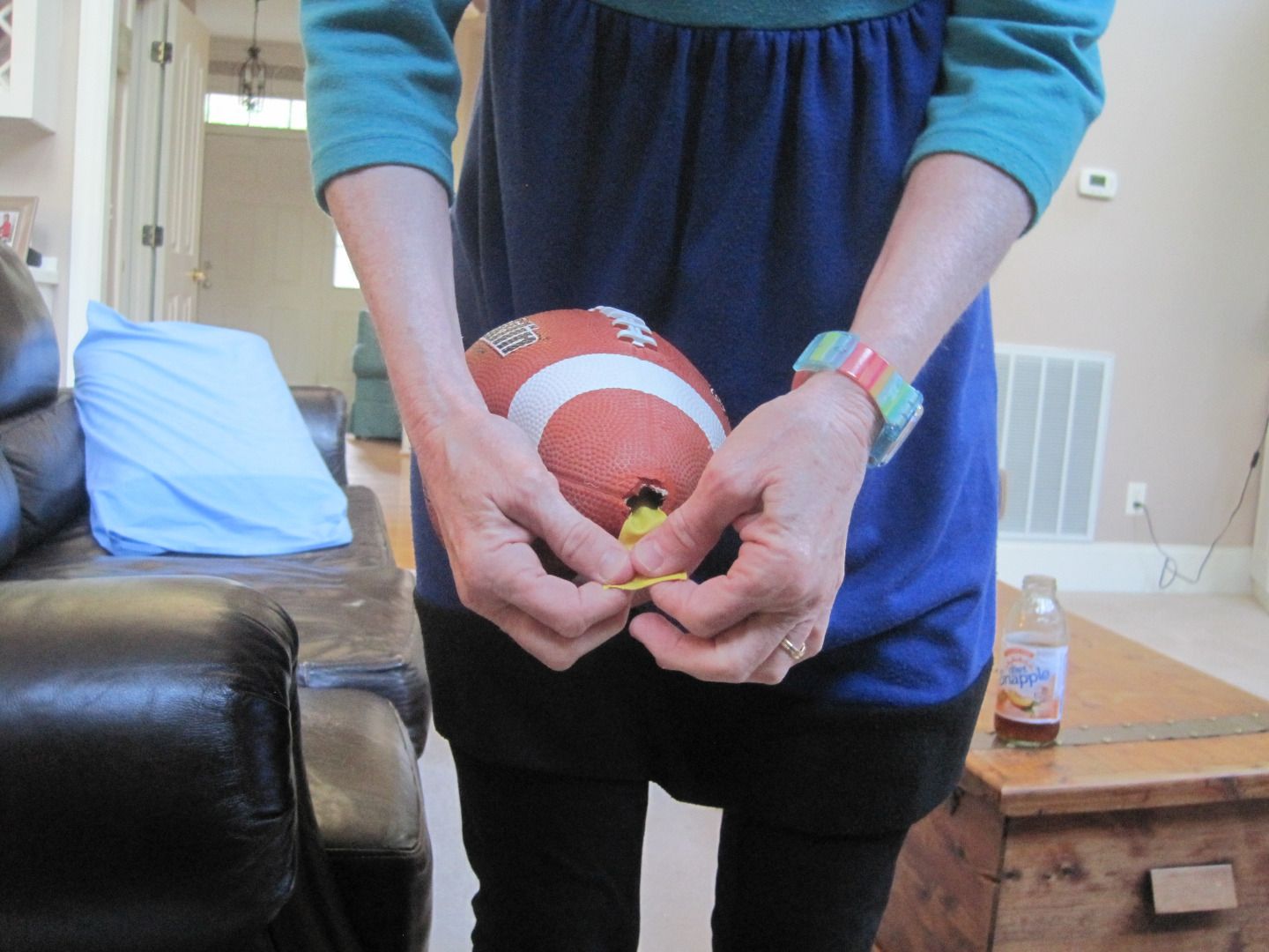 How to Make an Official Tom Brady Deflategate Whoopee Cushion 6 Steps