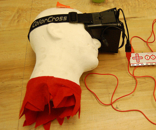 Makey Makey to Android for Google Cardboard Input