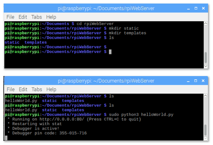 Installing FLASK and Setting Your RPi WebServer