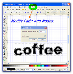 Inkscape Jittery Text Tutorial
