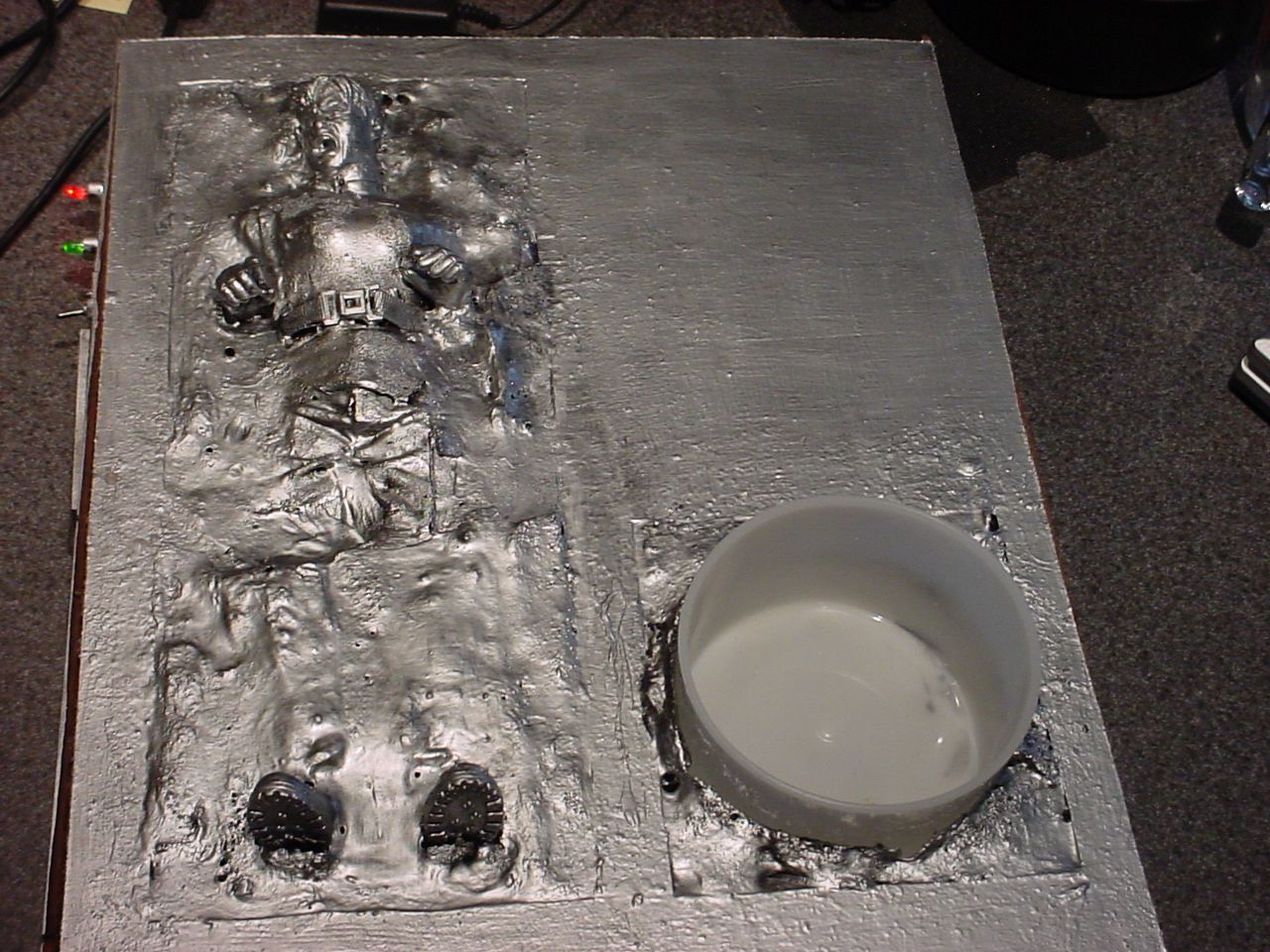 Han Solo 'En-Queso'd in Carbonite' Queso Dish