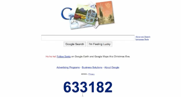 Hidden Google Easter Egg: New Year's Countdown
