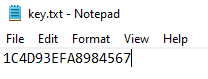 Generate Key