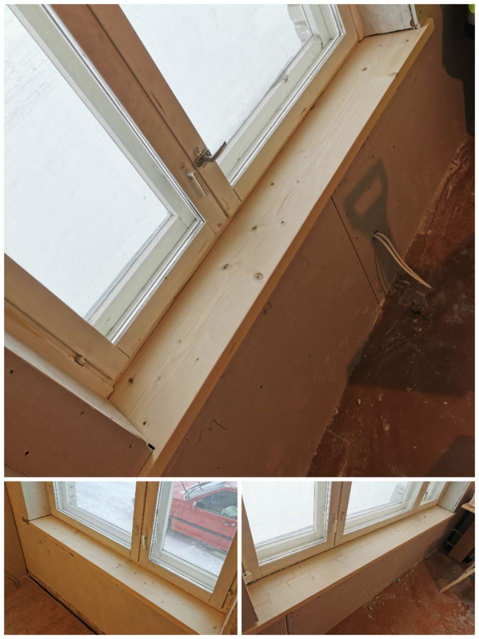 Wooden (Floating) Windowsills 