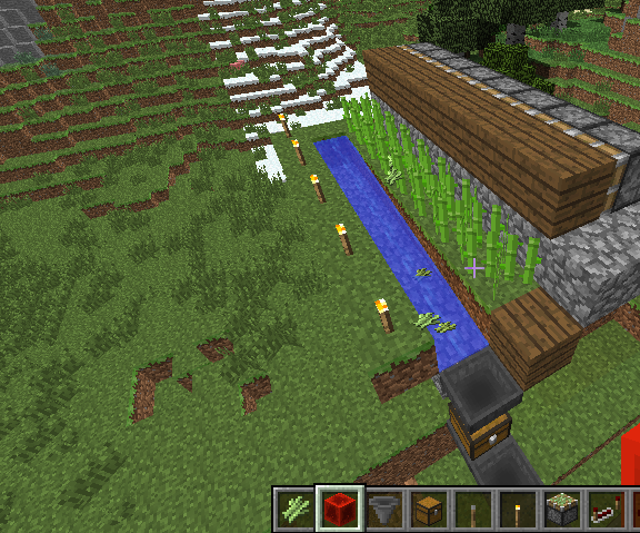 MineCraft Auto Sugar Cane Farmer