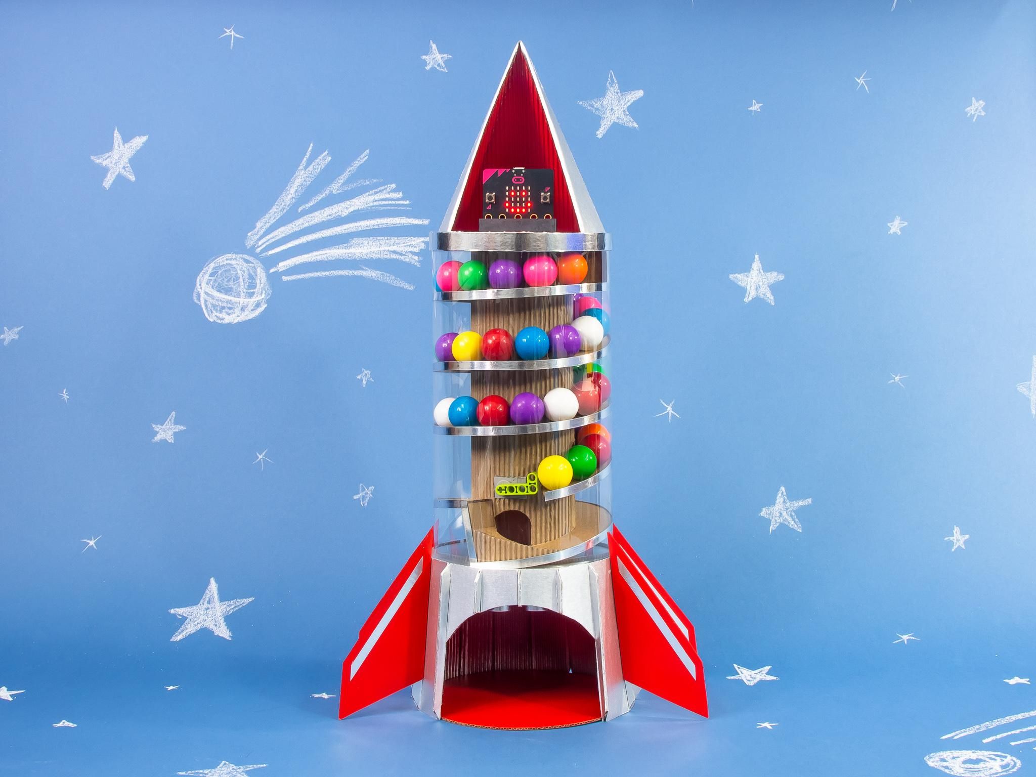 HandsFree Cardboard Gumball Machine 18 Steps (with Pictures