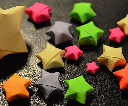 How to Make Paper Lucky Stars