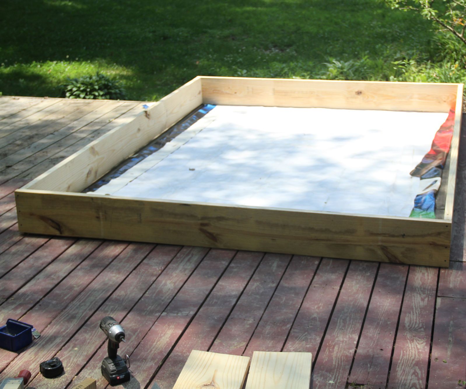 Raised Bed Deck Garden