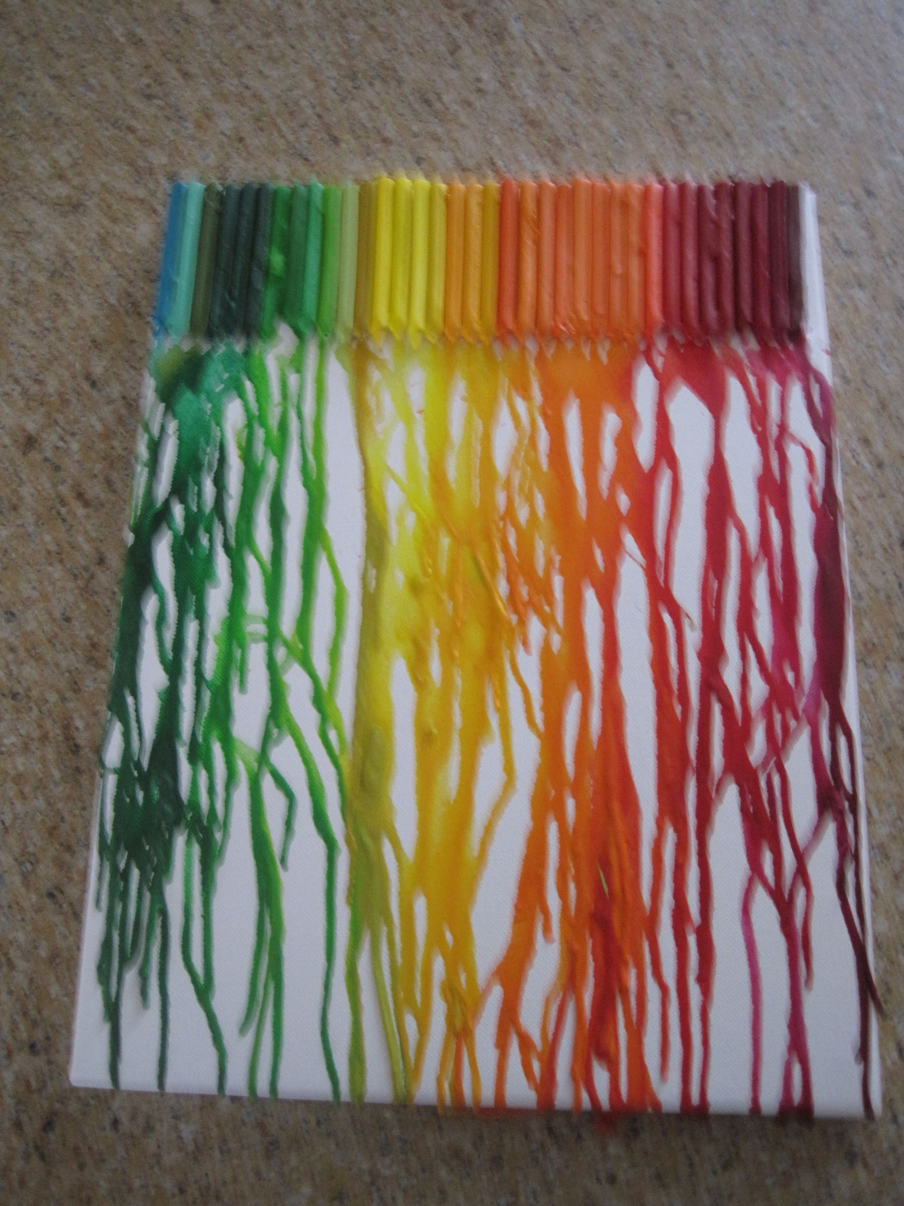 How To Make Melted Crayon Art