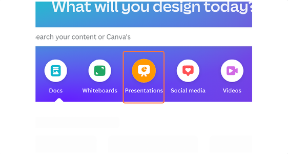 book presentation canva Select Presentation